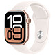 Apple Watch Series 10 GPS + Cellular 42 mm Aluminium Rose Or Bracelet Sport Rose Tendre M/L Montre connectée 4G LTE - Aluminium - Étanche IP6X - GPS - Cardiofréquencemètre/ECG/SpO2/Température - Écran OLED Retina Always On - Wi-Fi 4 / Bluetooth 5.3 - watchOS 11 - Bracelet sport M/L