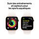 Acheter Apple Watch Series 10 GPS + Cellular 42 mm Aluminium Rose Or Bracelet Sport Rose Tendre M/L