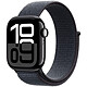 Apple Watch Series 10 GPS + Cellular 42 mm Aluminium Noir de Jais Bracelet Sport Textile Encre Violette Montre connectée 4G LTE - Aluminium - Étanche IP6X - GPS - Cardiofréquencemètre/ECG/SpO2/Température - Écran OLED Retina Always On - Wi-Fi 4 / Bluetooth 5.3 - watchOS 11 - Bracelet sport textile