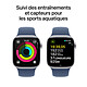 Acheter Apple Watch Series 10 GPS + Cellular 42 mm Aluminium Argent Bracelet Sport Denim M/L