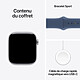 Apple Watch Series 10 GPS + Cellular 42 mm Aluminium Argent Bracelet Sport Denim M/L pas cher