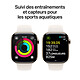 Acquista Apple Watch Series 10 GPS + Cellular 46 mm Titanium Gold Sport Band Starlight M/L .