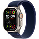 Apple Watch Ultra 2 GPS + Cellular 49 mm Natural Titanium Trail Band Blue M/L. 4G LTE Connected Watch - Titanium - Waterproof IP6X - GPS - Heart rate monitor/ECG/SpO2/Temperature - OLED Retina Always On display - Wi-Fi 4 / Bluetooth 5.3 - watchOS 11 - M/L trail strap.