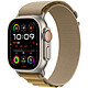 Apple Watch Ultra 2 GPS + Cellular  49 mm Titane Naturel Bracelet Alpine Sahara L Montre connectée 4G LTE - Titane - Étanche IP6X - GPS - Cardiofréquencemètre/ECG/SpO2/Température - Écran OLED Retina Always On - Wi-Fi 4 / Bluetooth 5.3 - watchOS 11 - Bracelet alpine L