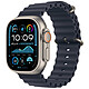 Apple Watch Ultra 2 GPS + Cellular 49mm Titanio Natural Ocean Band. Reloj conectado 4G LTE - Titanio - Resistente al agua IP6X - GPS - Pulsómetro/ECG/SpO2/Temperatura - Pantalla OLED Retina Always On - Wi-Fi 4 / Bluetooth 5.3 - watchOS 11 - Banda oceánica.