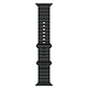 Apple Bracelet Océan Noir Finition Titane Noir pour Apple Watch 49 mm Bracelet océan finition titane pour Apple Watch 44/45/46/49 mm