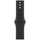 Muñequera Apple Sport Negra 46 mm - M/L. Correa Sport para Apple Watch 44/45/46/49 mm .