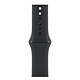 Muñequera Apple Sport Negra 42 mm - M/L. Muñequera deportiva para Apple Watch 38/40/41/42 mm .