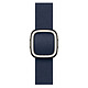 Apple Bracelet Boucle Moderne Bleu Intense 42 mm - L Bracelet boucle moderne pour Apple Watch 38/40/41/42 mm