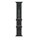 Apple Bracelet Océan Noir Finition Titane Naturel pour Apple Watch 49 mm Bracelet océan finition titane pour Apple Watch 44/45/46/49 mm