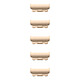 Kit Bracciale Apple Gold Link per Apple Watch 46 mm . Kit bracciale a maglie per Apple Watch 44/45/46/49 mm.