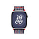 Nota Apple Boucle Sport Nike Blue/Red 40 mm - Taglia unica.