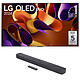 LG OLED55G4 + JBL Bar 300 Téléviseur OLED evo 4K UHD 55" (139 cm) - 120 Hz - Dolby Vision - Wi-Fi/Bluetooth/AirPlay 2 - G-Sync/FreeSync Premium - 4x HDMI 2.1 - Google Assistant/Alexa - Son 4.2 60W Dolby Atmos + Barre de son 5.0