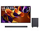 LG OLED65G4 + JBL Bar 500 Téléviseur OLED evo 4K UHD 65" (164 cm) - 120 Hz - Dolby Vision - Wi-Fi/Bluetooth/AirPlay 2 - G-Sync/FreeSync Premium - 4x HDMI 2.1 - Google Assistant/Alexa - Son 4.2 60W Dolby Atmos (sans pieds) + Barre de son 5.1