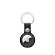 Apple Fine Weave Keyring for AirTag - Black. - Keyring for AirTag .