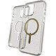 Zagg Milan Snap Brillo Dorado iPhone 16 Pro Max. Carcasa protectora compatible con MagSafe para Apple iPhone 16 Pro Max.