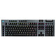 Logitech G G915X Lightspeed Noir (Tactile Version) Clavier gaming sans fil - interrupteurs mécaniques tactiles (switches GL Tactile) - technologie LightSpeed - rétro-éclairage RVB avec technologie Lightsync - AZERTY, Français