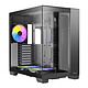 Antec C8 ARGB (Black) . Mid-tower case with window and tempered glass front panel .