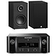 Marantz Melody X M-CR612 Noir + Triangle Elara LN01 Noir Mat Mini-système stéréo réseau 2 x 60 Watts - Lecteur CD/CD-R/CD-RW - Tuner FM/DAB+ - Hi-Res Audio - Wi-Fi/Bluetooth - AirPlay 2 - Multiroom + Enceinte bibliothèque (par paire)