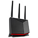 ASUS RT-BE86U. Router wireless dual band Wi-Fi 7 BE6800 (1032 + 5764) MU-MIMO con 3 porte da 2,5 GbE + 1 porta LAN/WAN da 2,5 GbE + 1 porta LAN/WAN da 10 Gbps.