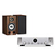 Marantz STEREO 70s Argent/Or + Triangle Comète Ez Châtaignier Amplificateur stéréo intégré 2 x 75 Watts - Hi-Res Audio - 3 entrées HDMI 2.1 8K - Wi-Fi/Bluetooth/Ethernet - DLNA - Multiroom - AirPlay 2 + Enceinte bibliothèque compacte 80 W Bass-Reflex (par paire)