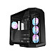 MSI MAG PANO 100R PZ Negra. Caja Torre Media con paneles de cristal templado y ventiladores ARGB - Compatible con MSI Project Zero.