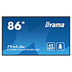 iiyama 86 LED - ProLite LH8675UHS-B1AG. 3840 x 2160 píxeles 16:9 - IPS - Panel mate, Haze 25% - 1400:1 - 500 cd/m² - 8 ms - Sistema operativo Android - HDMI/DisplayPort/DVI/VGA - Ethernet - Wi-Fi - Altavoces integrados 2x 16W - 24/7 - Negro .