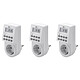 Goobay Digital timer (x3) . Set of 3 digital timers .