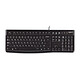 Logitech Keyboard K120 for Business (FR) Clavier filaire - résistant aux éclaboussures - AZERTY, Français