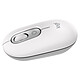 Logitech POP Mouse (Blanc) - Souris sans fil - ambidextre - capteur optique 4000 dpi - 4 boutons