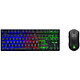 The G-Lab Combo Oxygen EX TKL Ensemble clavier/souris gamer sans fil - RF 2.4 GHz - interrupteurs à membrane - capteur optique 3200 dpi - rétroéclairage - AZERTY, Français