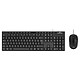 Bluestork Pack Media Office. Wired keyboard/mouse set - USB - membrane keys - optical sensor 1600 dpi - AZERTY, French.