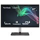 ViewSonic 27" LED - VP2776T-4K. 4K PC monitor - 3840 x 2160 pixels - 5 ms (grey to grey) - 16:9 format - IPS panel - HDR400 - HDMI/DisplayPort/Thunderbolt 4 - Pivot - Black.