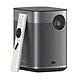 XGIMI Halo+ avec Google TV et Google PlayStore Vidéoprojecteur portable LED DLP 3D Ready - Full HD - HDR10 - 900 Lumens - Google TV - Wi-Fi/Bluetooth - Google Assistant - Google Cast - Autofocus - HDMI/USB - Batterie rechargeable - Son Harman/Kardon