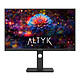 Altyk 27" LED - AQ27. Monitor PC 2.5K - 2560 x 1440 pixel - 6 ms (OD) - formato 16:9 - pannello AH-VA - HDR10 - Adaptive-Sync - 100 Hz - HDMI/DisplayPort/USB-C - Pivot - Nero.