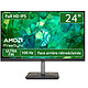 Acer 23.8" LED - Vero RS242Ybpamix Ecran PC Full HD 1080p - 1920 x 1080 pixels - 4 ms (gris à gris) - Format 16/9 - Dalle IPS - 100 Hz - HDMI/VGA - Haut-parleurs - Noir