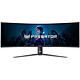 Acer 57" QLED - Predator Z57bmiiphuzx. Pantalla de PC 5K - 7680 x 2160 píxeles - 1 ms (gris a gris) - Formato 32/9 - Panel VA curvado - 120 Hz - HDR 1000 - FreeSync Premium - HDMI/DisplayPort/USB-C - Negro .