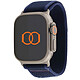 Band Boucle Trail Blue 45 / 46 mm . Cinturino Trail in nylon per Apple Watch 46 / 49 mm .