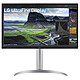 LG 27" LED 27UQ850V-W Ecran PC 4K - 3840 x 2160 pixels - 5 ms (gris à gris) - Format 16/9 - Dalle Nano IPS - DisplayHDR 400 - FreeSync - HDMI/DisplayPort/USB-C - Pivot - Noir/Argent