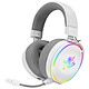 Spirit of Gamer Xpert-H1700 (Blanc) Casque-micro avec ou sans fil pour gamer - Bluetooth/RF 2.4 GHz/Jack 3.5 mm - son stéréo - microphone omnidirectionnel - rétroéclairage RGB