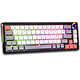 Spirit of Gamer Xpert-K600 (Noir) Clavier gamer sans fil - format TKL - filaire/Bluetooth/RF 2.4 GHz - interrupteurs mécaniques rouges - rétroéclairage RGB - AZERTY, Français