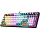 Spirit of Gamer Xpert-K350 (Blanc) Clavier filaire pour gamer - interrupteurs mécaniques marrons - rétroéclairage RGB - AZERTY, Français