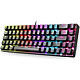 Spirit of Gamer Xpert-K150 (Noir) Clavier filaire pour gamer - format TKL - interrupteurs mécaniques bleus - rétroéclairage RGB - AZERTY, Français