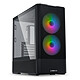 Lian Li LANCOOL 207 - Black Mid-tower case with mesh front panel, tempered glass panel and 2 x 140 mm ARGB fans