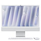 Apple iMac M4 (2024) 24" 16 Go 512 Go Argent (MWUU3FN/A-512GB-MKPN) Magic Keyboard avec Touch ID et pavé numérique Puce Apple M4 (CPU 10 coeurs / GPU 10 coeurs) 16 Go SSD 512 Go Ecran Retina 4.5K 24" Wi-Fi 6E/Bluetooth/RJ45 Gigabit LAN 4x Thunderbolt/USB 4 Webcam macOS Sequoia