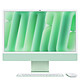 Apple iMac M4 (2024) 24" 24 Go 1 To Vert (MWUY3FN/A-24GB-1TB-NANO) Magic Keyboard avec Touch ID Puce Apple M4 (CPU 10 coeurs / GPU 10 coeurs) 24 Go SSD 1 To Ecran Retina 4.5K 24" verre nano-texturé Wi-Fi 6E/Bluetooth/RJ45 Gigabit LAN 4x Thunderbolt/USB 4 Webcam macOS Sequoia