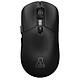 The G-Lab KULT Titanium (Noir) Souris sans fil pour gamer - droitier - Bluetooth/RF 2.4 GHz/Filaire - capteur optique 12000 dpi - 6 boutons - rétroéclairage RGB