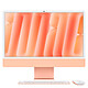 Apple iMac M4 (2024) 24" 16 Go 2 To Orange (Z1EW-2TB-MKPN) Magic Keyboard avec Touch ID et pavé numérique Puce Apple M4 (CPU 10 coeurs / GPU 10 coeurs) 16 Go SSD 2 To Ecran Retina 4.5K 24" Wi-Fi 6E/Bluetooth/RJ45 Gigabit LAN 4x Thunderbolt/USB 4 Webcam macOS Sequoia