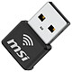 MSI AX1800 Nano WiFi USB Adapter Adaptateur USB sans fil Nano Wi-Fi 6 Dual Band AX1800 (AX1201 + AX574) MU-MIMO 2x2