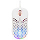 The G-Lab KULT Oxygen (Blanc) Souris filaire pour gamer - droitier - capteur optique 12800 dpi - 6 boutons - rétroéclairage RGB